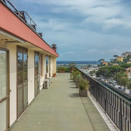 Casa Carla- Big Terrace-sea View&wifi Apartamento Rapallo