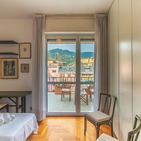 Casa Carla- Big Terrace-sea View&wifi Apartamento Rapallo